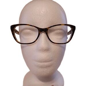 Vogue VO2951 1916 51-17 Eyeglass Frame Brown Crystal Tortoise Plastic Cat Eye